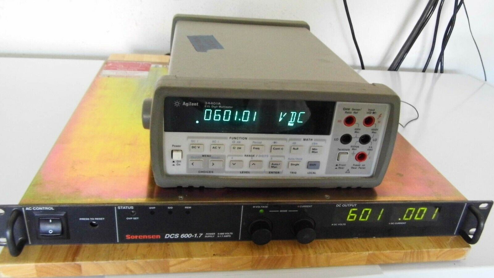 Sorensen DCS600-1.7 DC Power Supply 0-600V, 1.7A M9A (GPIB) Sorensen DCS600-1.7 DC Power Supply 0-600V, 1.7A M9A (GPIB)